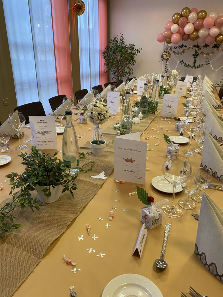 table restaurant banquet - LA SUITE Payerne